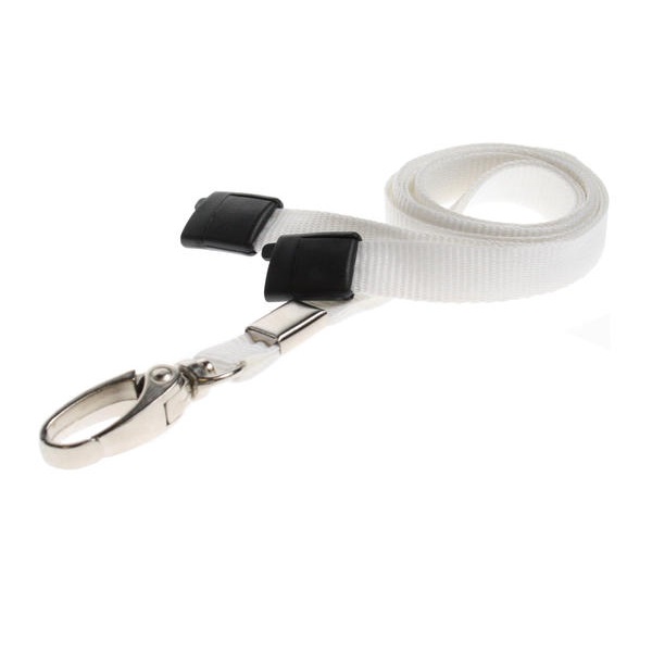 Bilde av White lanyard / keyhanger 10 mm with metal lobster clip. 60270562 (DE,SE,NO,FI,RO,PL)